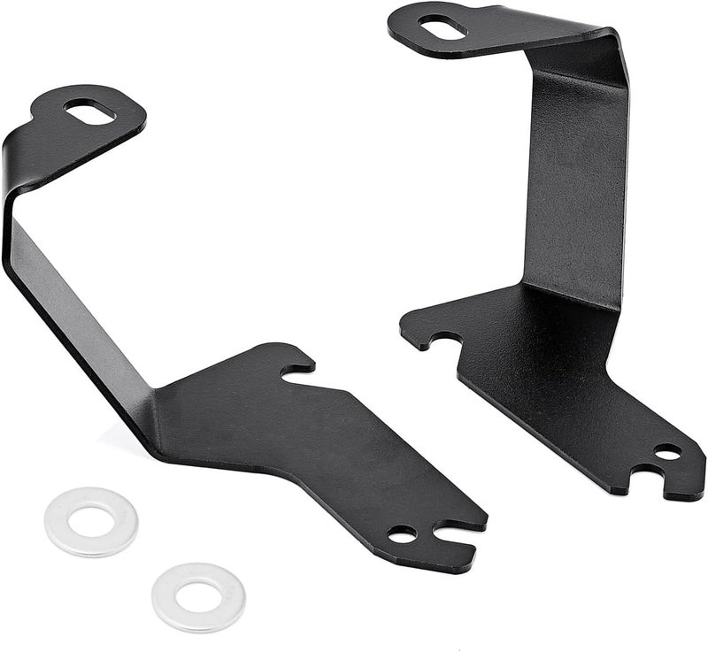 ROMELACK Hood Mount Brackets Ditch Light Bracket Compatible with Chevrolet Silverado Tahoe Suburban Fit GMC Sierra 1500 2500 3500 HD Classic 1999-2007 - Image 5